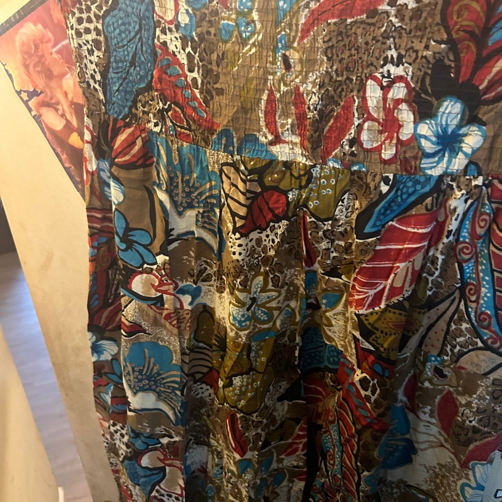 Argee Multicolor Patterned Sleeveless Sundress Si… - image 3